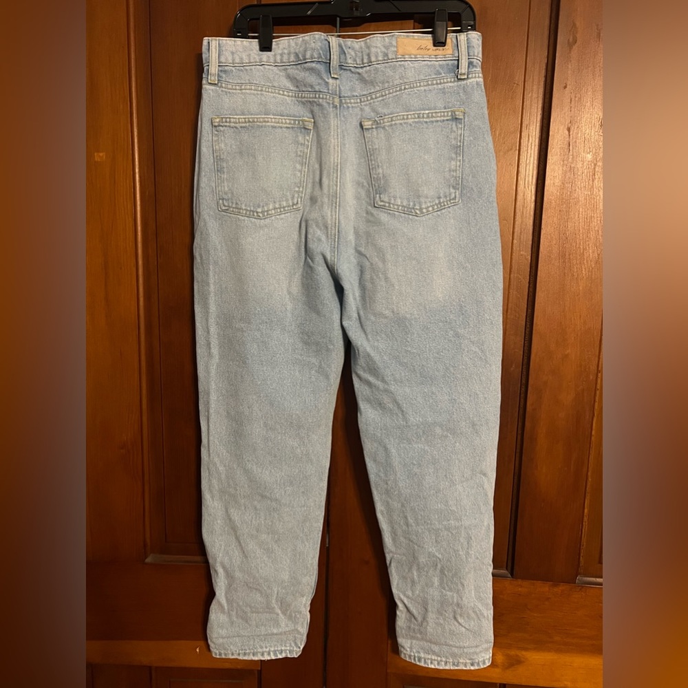 Betro Simone Jeans Button Fly Distressed Straight‎ Leg Mom Jeans Women’s Sz 32 - Picture 3 of 6